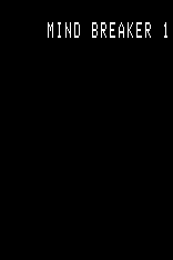 Brain Quiz title screen for Arcadia 2001